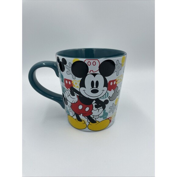 Disney Store Genuine Original Authentic Mickey Mouse Coffee Mug Cup Face Glove - Picture 1 of 5